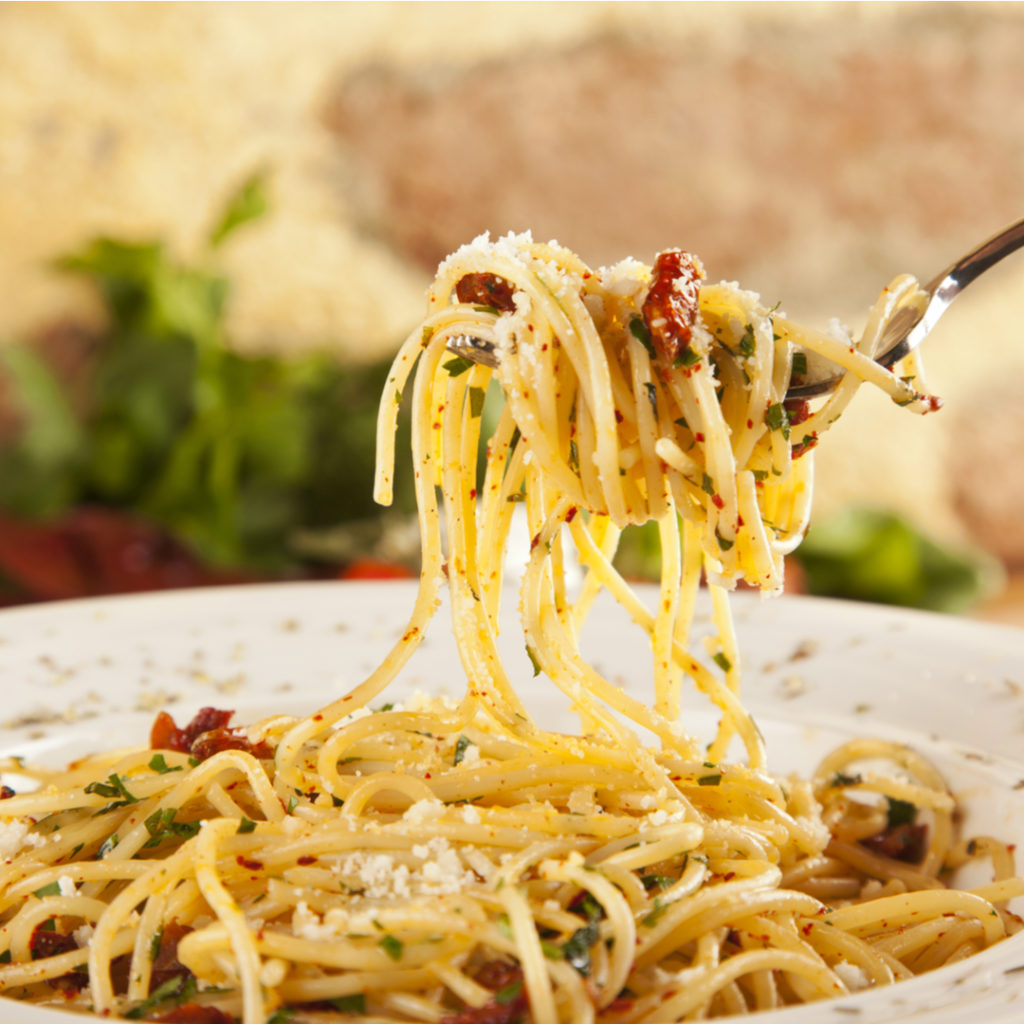 Aglio Olio e Peperoncino Bored Pasta